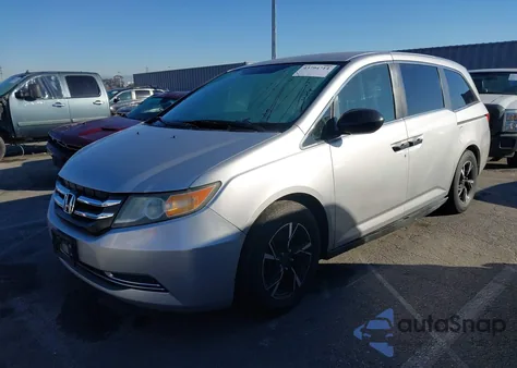 2015 Honda Odyssey Lx from USA, damaged, VIN 5FNRL5H28FB029693